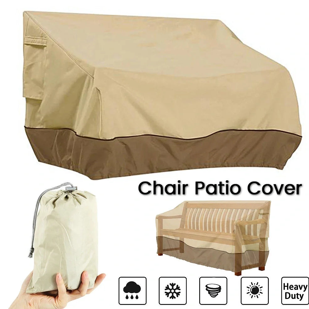 Yellow three-dimensional cloth furniture dust cover, sizes 147x83x79cm small to 224x83x84cm large, for rain and sun protection