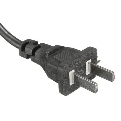 Black 72V20AH electric vehicle charger with compact dimensions and regional plug options