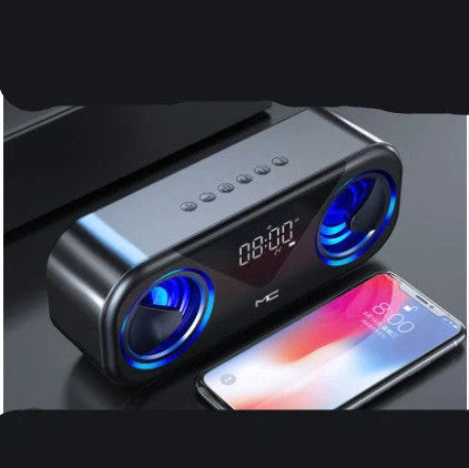 MC H9 Bluetooth Speaker Wireless Alarm Clock with Temperature Display in various colors