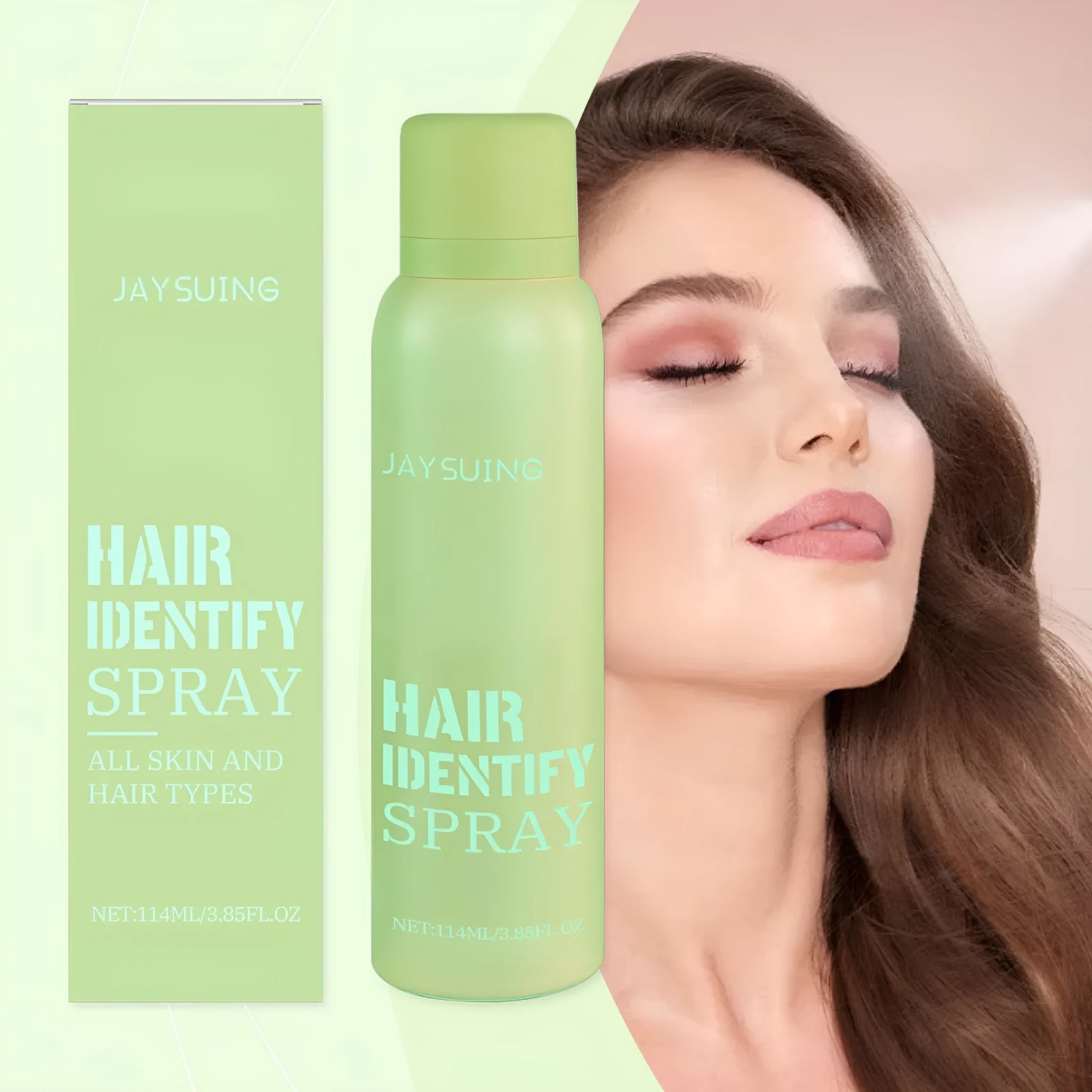 114ml bottle of Facial Hair Recognition Spray for anti-shine and oil control.