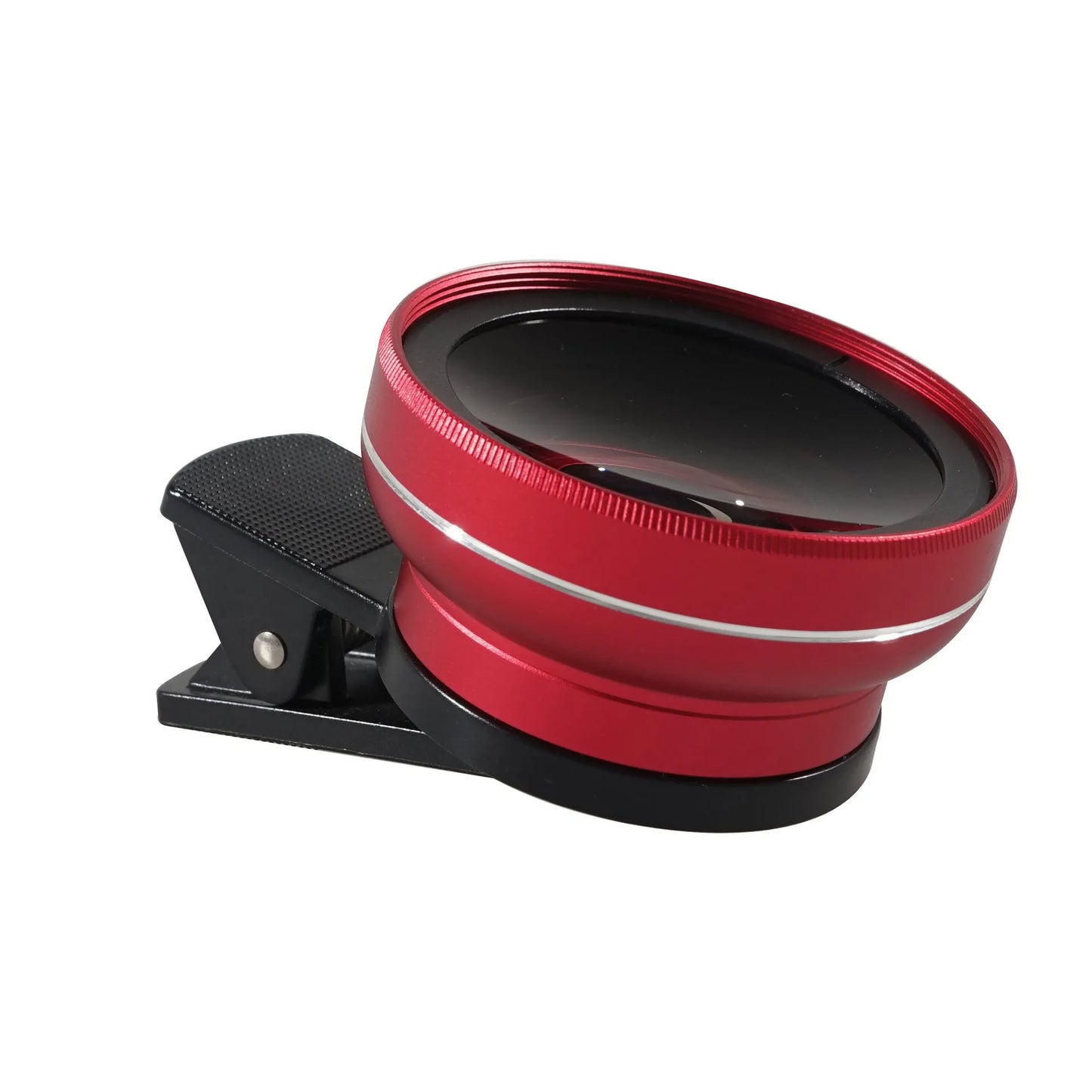 LIEQI See 0.45X wide angle and macro mobile phone camera lens in black, silver, rose gold and champagne gold.