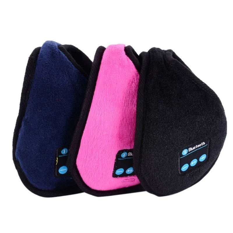 Comfortable Bluetooth Earmuffs with Built-in Microphone for Hands-Free Calls in Cold UK Weather