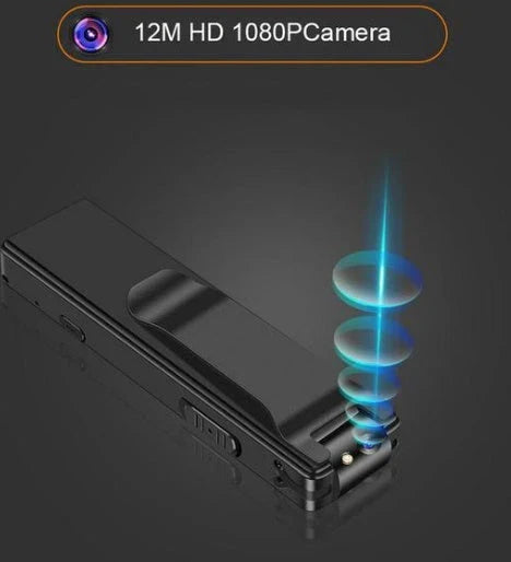 Compact 1080P HD infrared night vision sports camera with magnetic mount for hands-free capturing of adventures