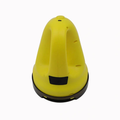 Electric snow scraper in yellow with USB charger for quick ice removal