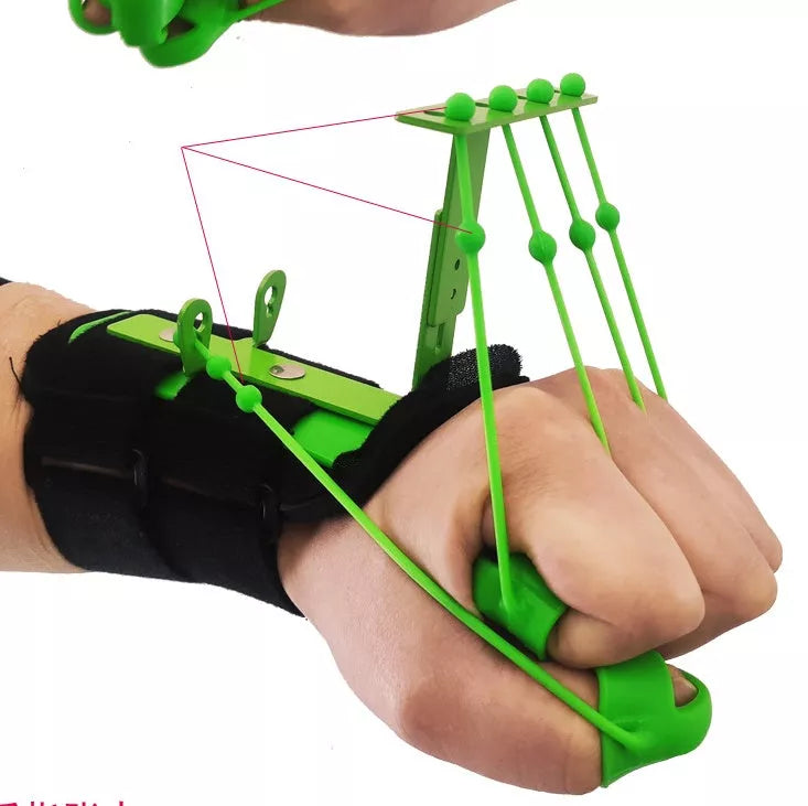 5-finger silicone wrist tensioner set for grip strength and flexibility training