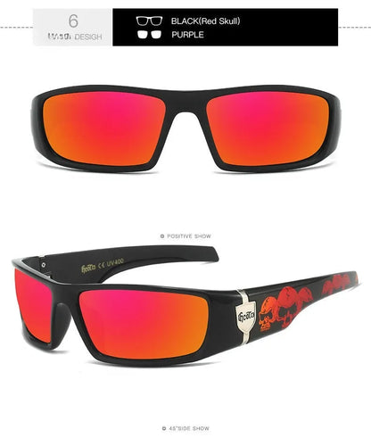 Bandit Style G613 Polarized Sunglasses in box frame with PC lenses