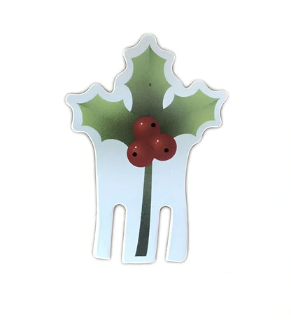 10 red Christmas Santa hats for wine glasses measuring 6x3.6cm each