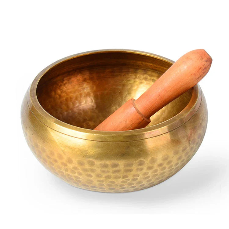 Premium Tibetan singing bowl with rich, harmonious tones for meditation and relaxation