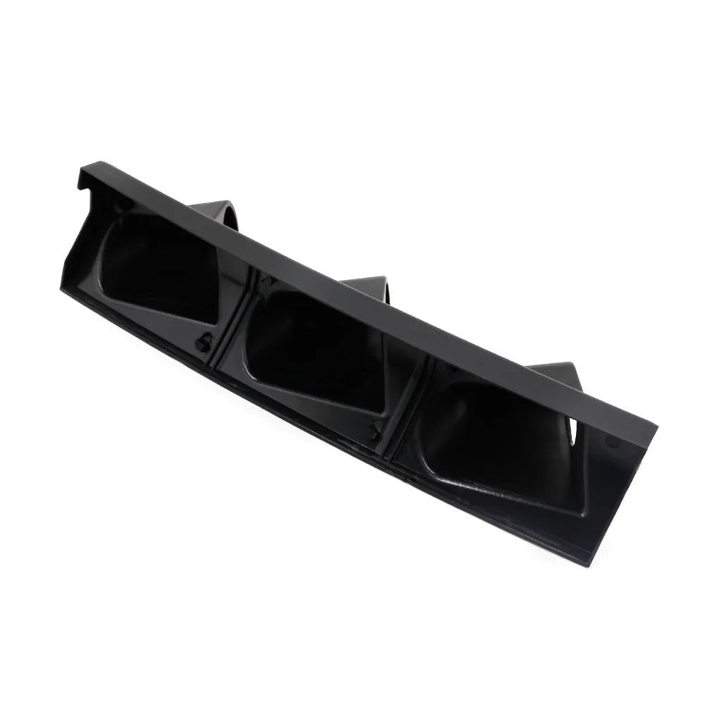 Black ABS plastic 52mm three-hole right drive instrument stand for car dashboard gauge mounting
