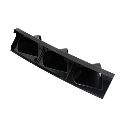 Black ABS plastic 52mm three-hole right drive instrument stand for car dashboard gauge mounting