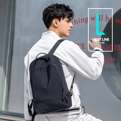 Marco Leideng light Oxford cloth travel backpack in urban simplicity style with under 20L capacity