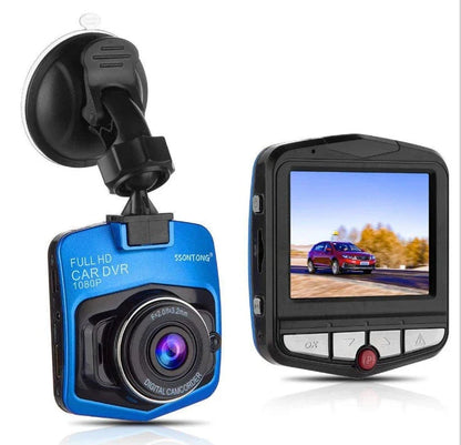 Compact 1080P Dash Cam with Night Vision, G-Sensor, and Wide-Angle Lens
