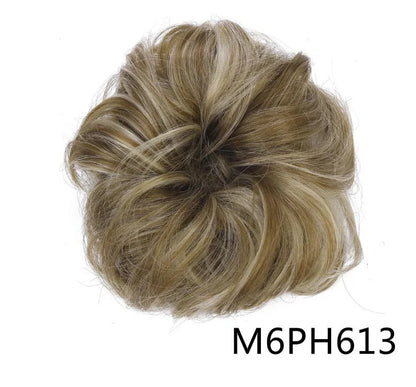 Hair ring wig in various colours from 1# to Burg, showing synthetic fibres and natural hairline for temporary styling