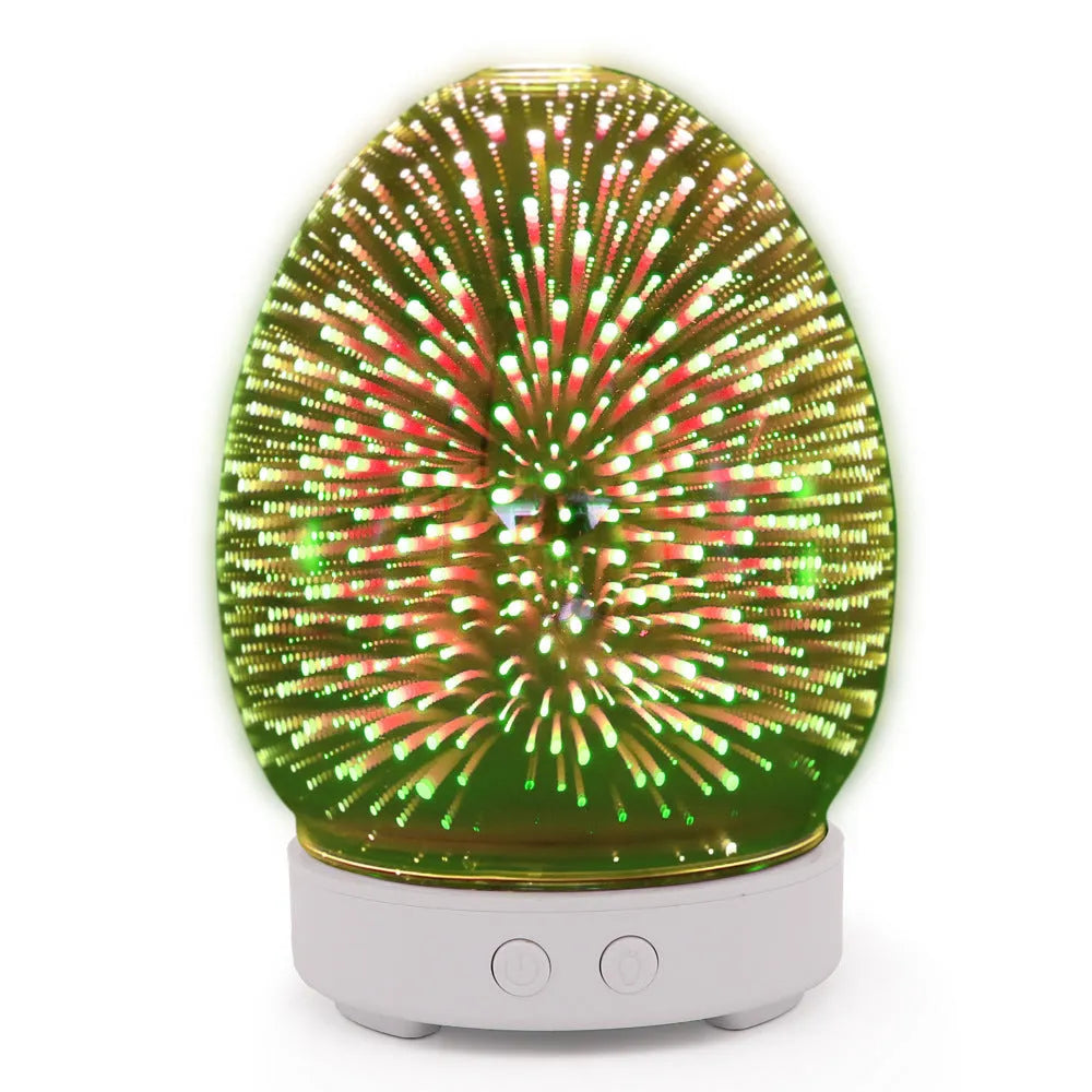 Ultrasonic tabletop air humidifier with touch control panel and water tank