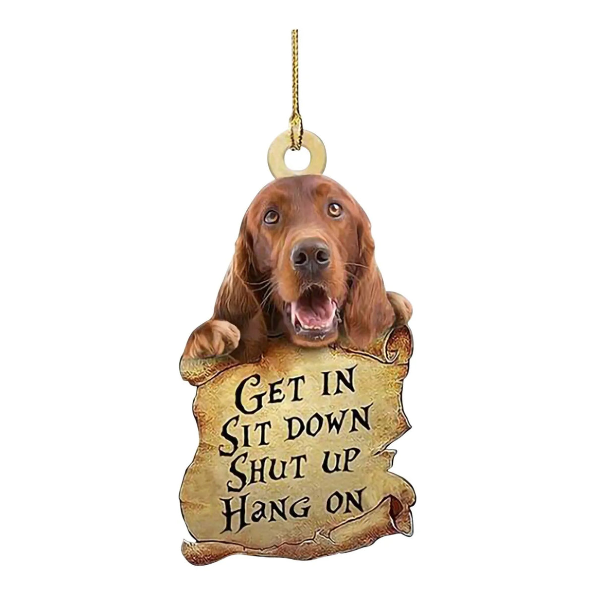 Acrylic dog pendant cartoon simulated animal 8x10cm car key backpack accessory A07 A010