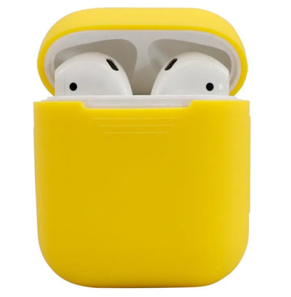 Silicone protective cover for AirPods 2 wireless earbud case in various colours