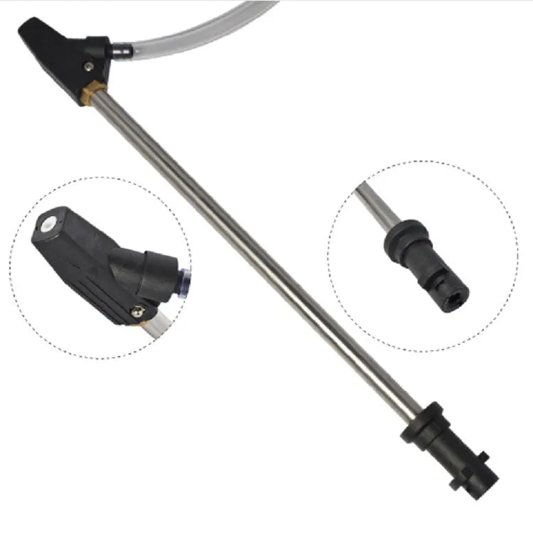 Ceramic derusting nozzle with stainless steel handle for Karcher pressure washers