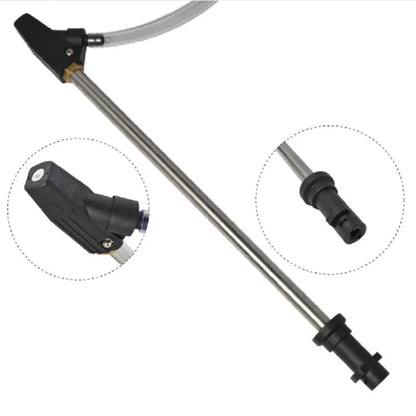 Ceramic derusting nozzle with stainless steel handle for Karcher pressure washers