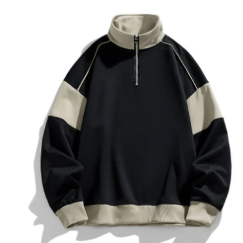 Men's rabbit fur corduroy hooded sweater with drop shoulder design and loose lapels in thin fabric available in white black beige sizes S M L XL 2XL