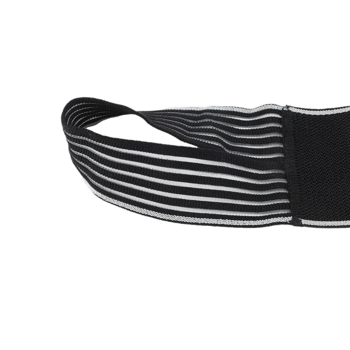 Elastic ankle support bandage for sports winding application in black, blue, or orange free size