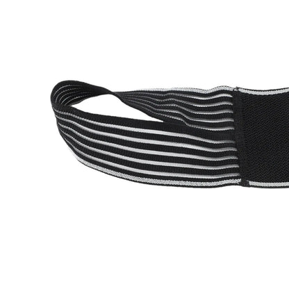 Elastic ankle support bandage for sports winding application in black, blue, or orange free size