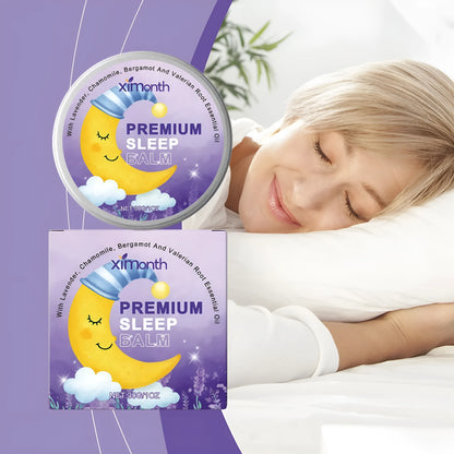 Sleep Goodnight Cream in a 30g container with lavender, chamomile, bergamot and valerian oils.