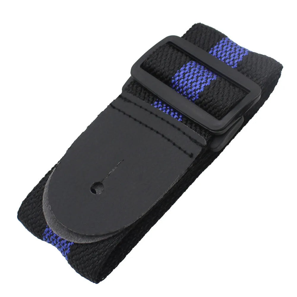 Woven crossbody strap for guitars and ukuleles in multiple colours with adjustable length