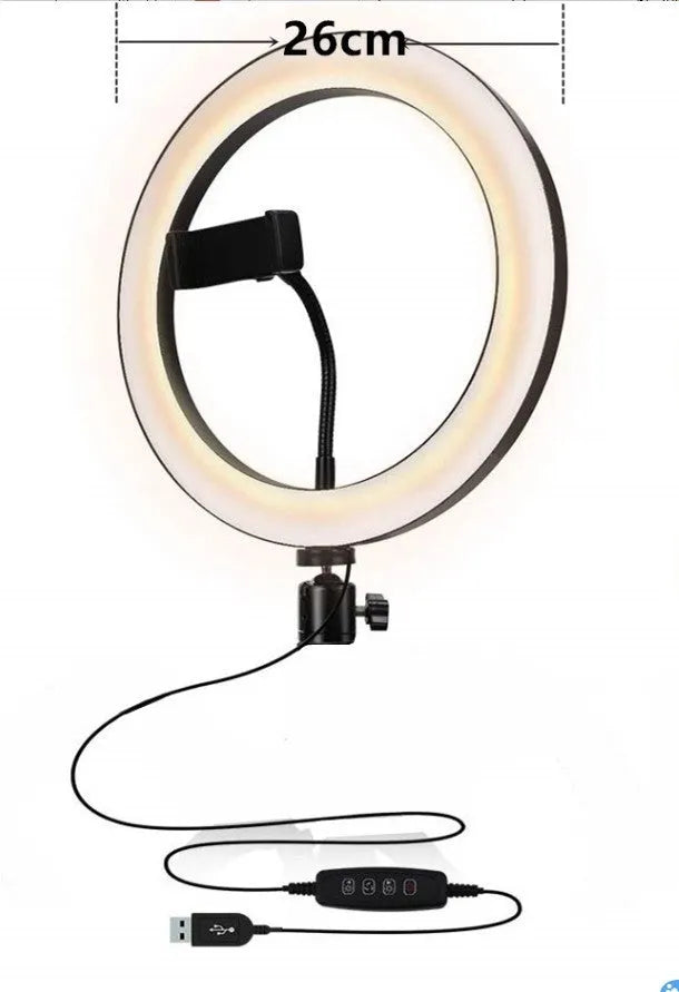 Adjustable live phone stand with height range 35-110cm, gross weight 805g, in various styles for hands-free phone use