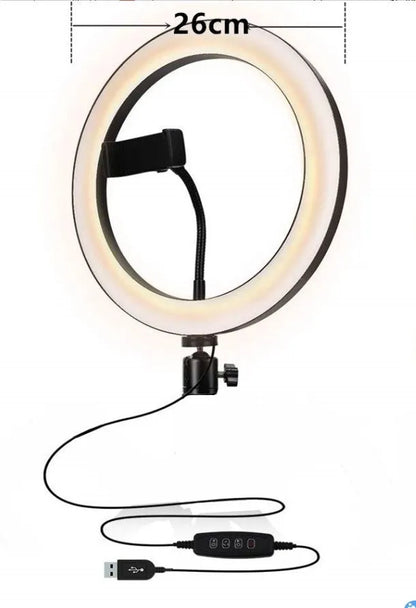 Adjustable live phone stand with height range 35-110cm, gross weight 805g, in various styles for hands-free phone use