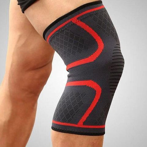 Anti-slip breathable knee support in various colours and sizes