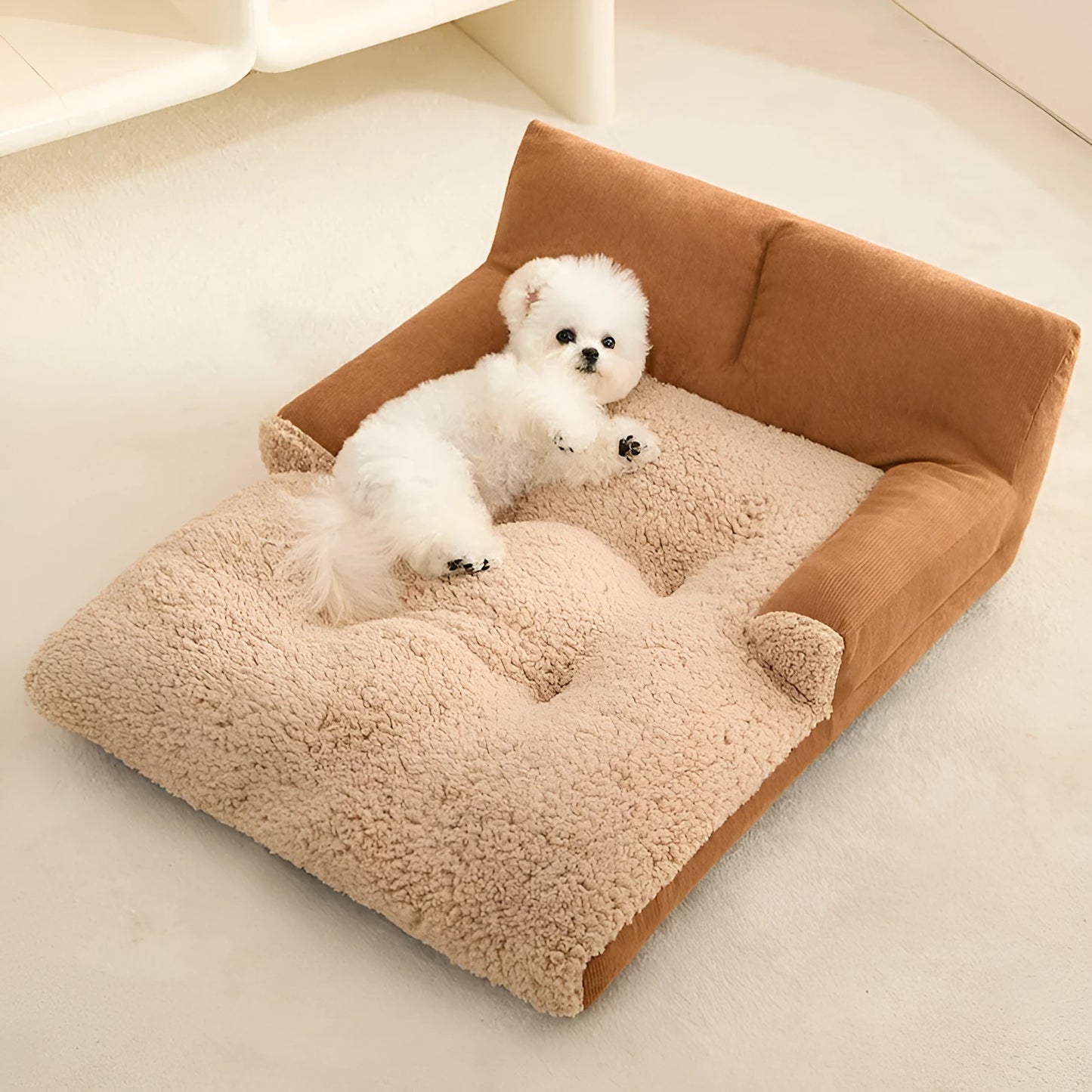 Universal four season dog kennel with warm cushion for small to medium pets