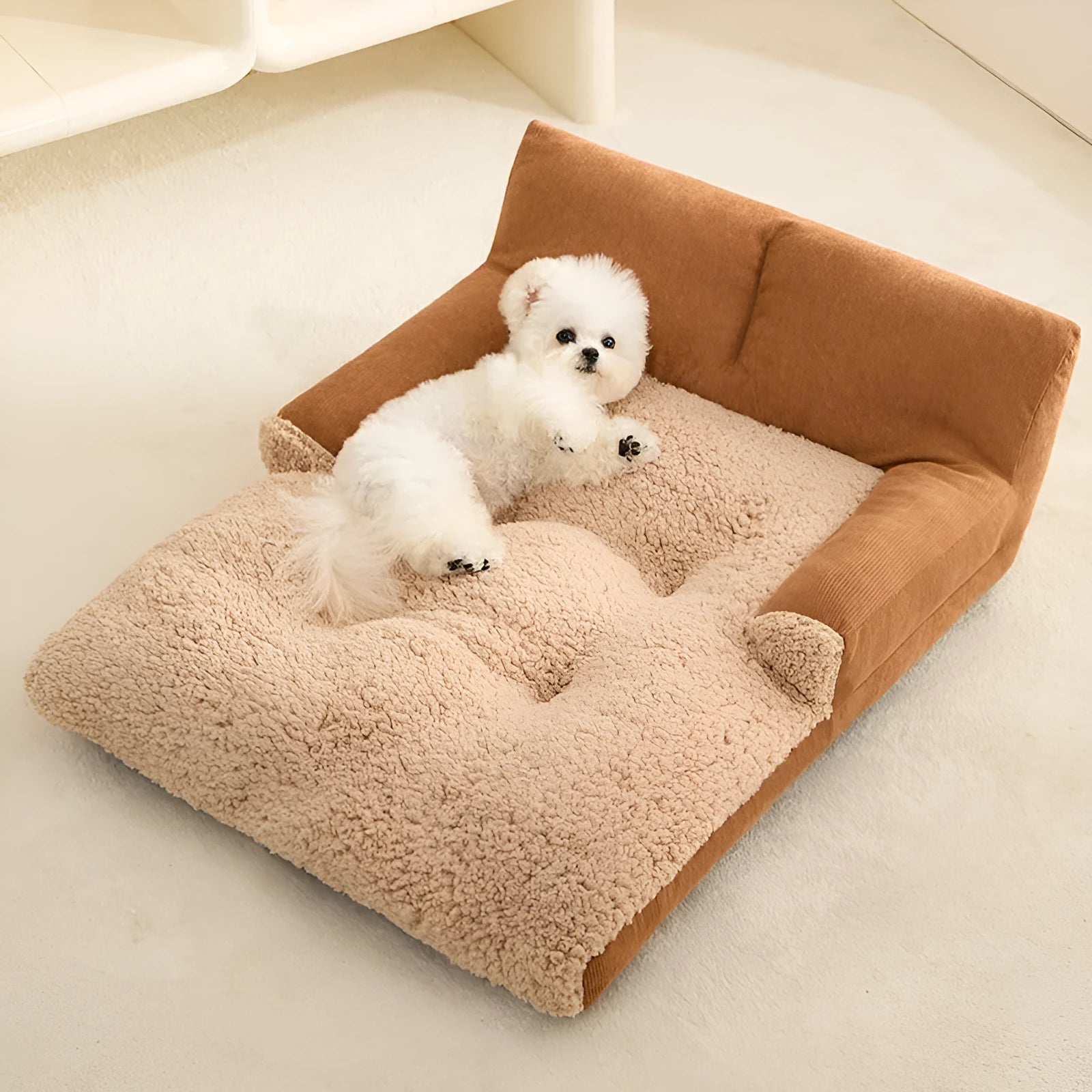 Universal four season dog kennel with warm cushion for small to medium pets