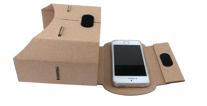 Virtual glasses for 3D viewing on smartphones with 1080 camera and paper construction