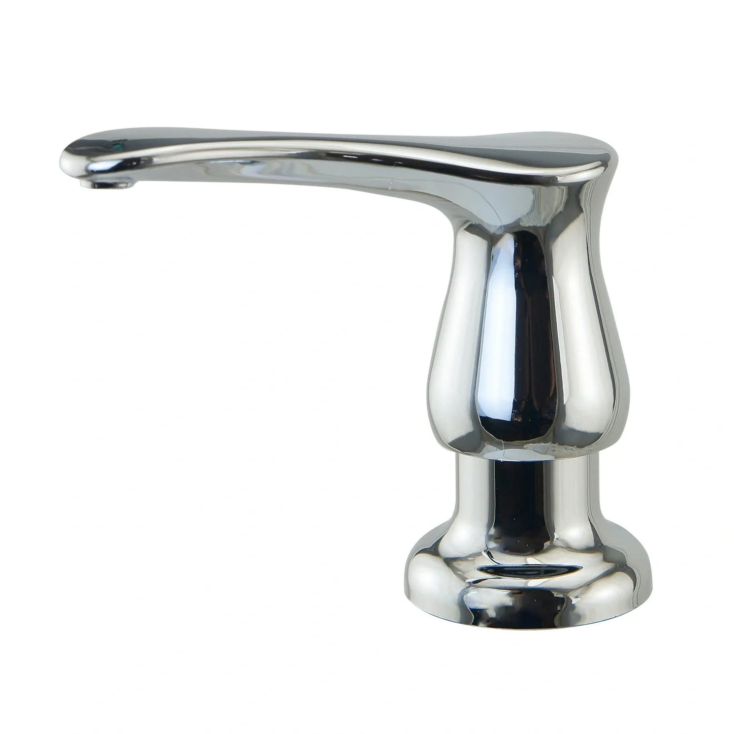 Brushed gold ABS hand press kitchen sink accessory, 15 cm long with electroplated finish for precise water direction