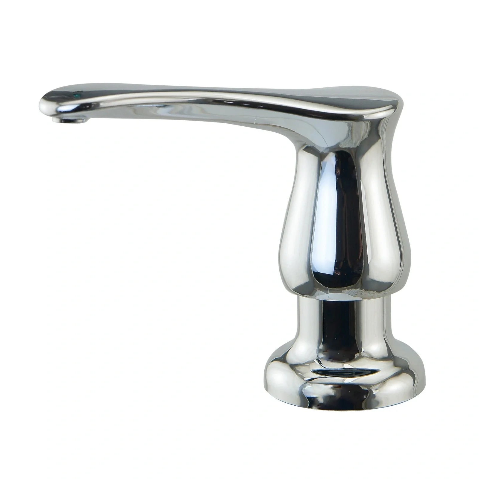 Brushed gold ABS hand press kitchen sink accessory, 15 cm long with electroplated finish for precise water direction