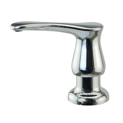 Brushed gold ABS hand press kitchen sink accessory, 15 cm long with electroplated finish for precise water direction