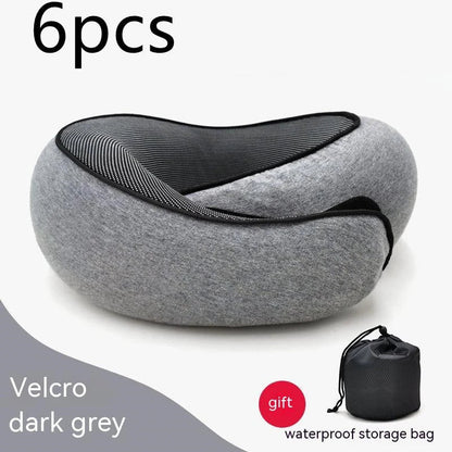 Comfortable U-Shaped Travel Neck Pillow in various colors, designed to provide superior neck support and relaxation during long journeys.