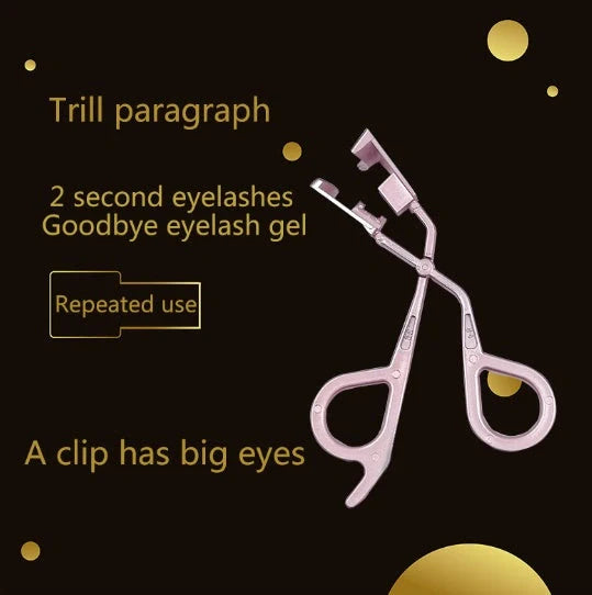 Magnetic eyelash applicator with 45-degree angled tips and silicone handles for precise lash application
