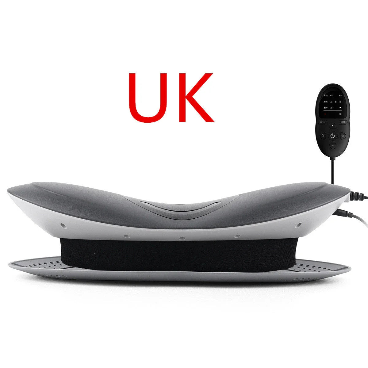 Premium lumbar support massage device with intelligent traction, heat therapy, and vibration massage functions for relieving back pain and muscle fatigue