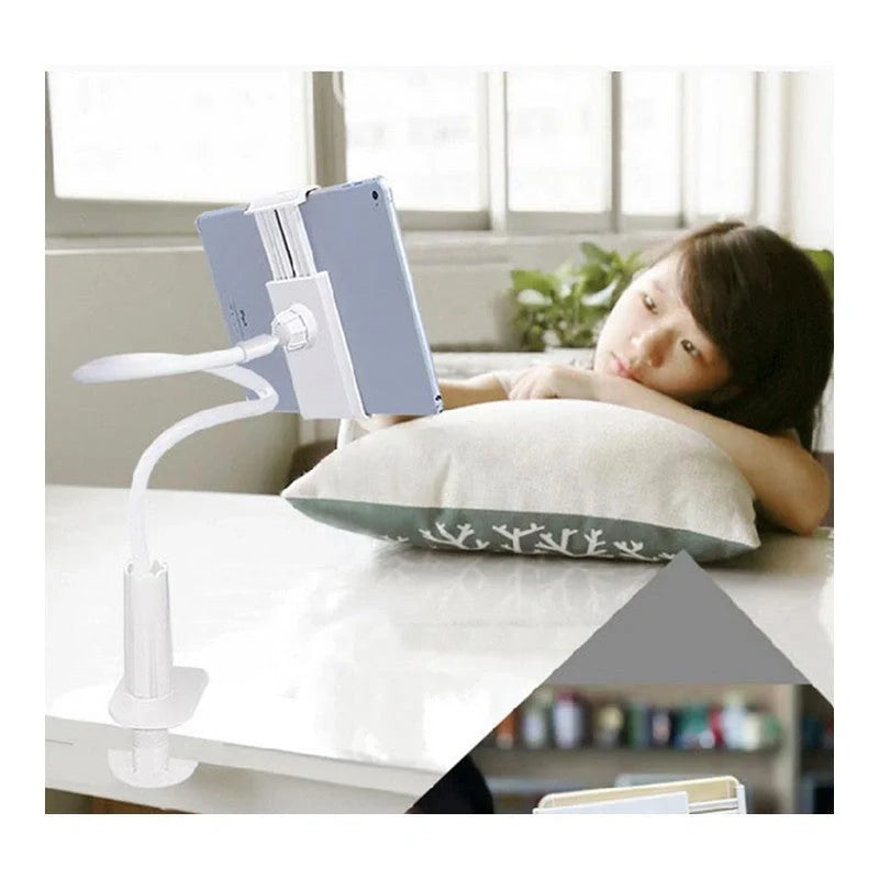 Adjustable 360-degree phone and tablet stand with durable magnalium construction