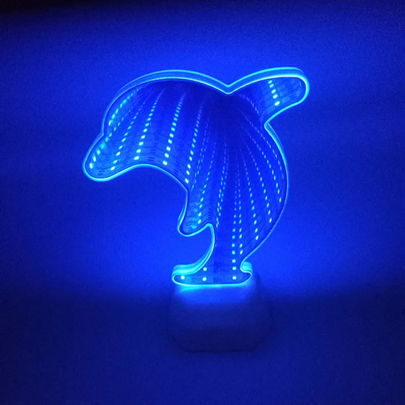 LED double-sided love tunnel light with rose red illumination showing compact plastic construction
