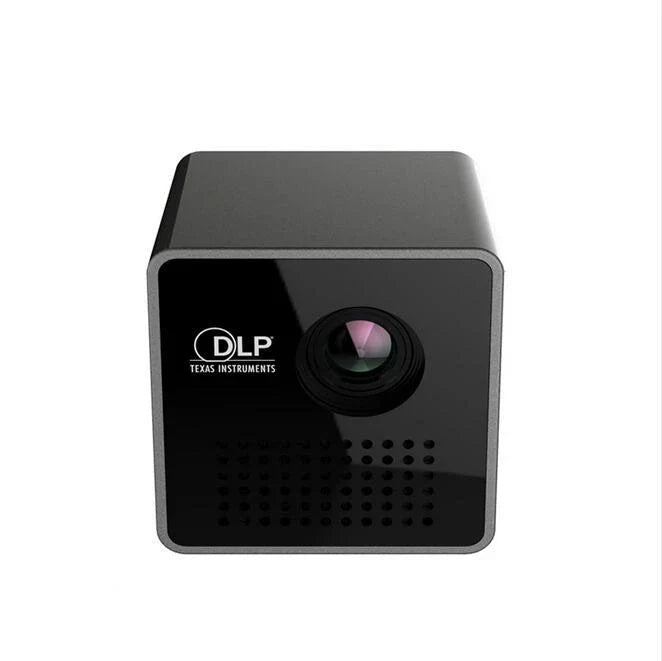 Wireless LED Pico Projector with smart home connectivity, compact and portable design for on-the-go entertainment
