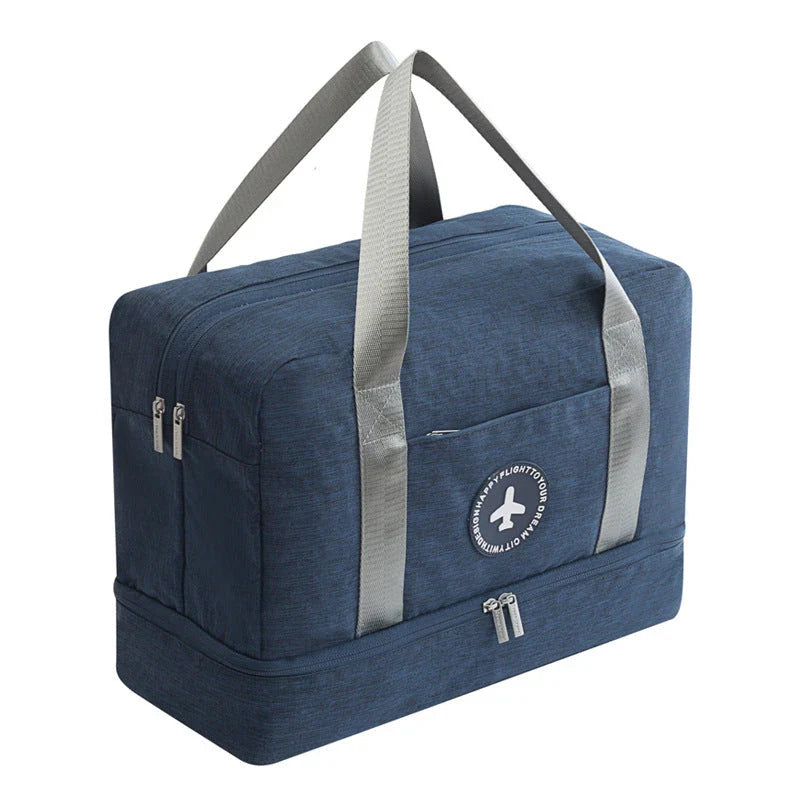 Premium waterproof shoe bag with zippered interior pocket, breathable design, and versatile for various occasions