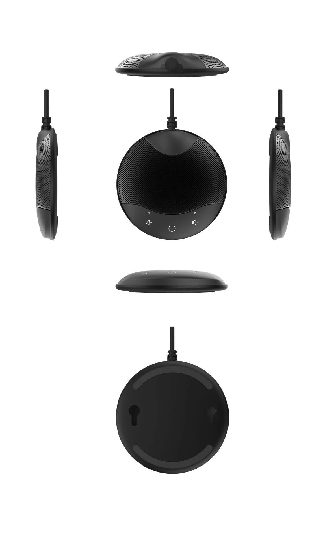 Black A7 USB condenser microphone for conference and recording