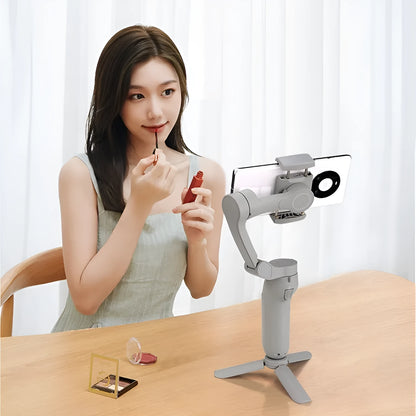 L7B PRO folding three-axis gimbal mobile phone stabiliser with ABS+DC frame for Android and iOS