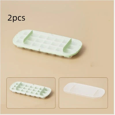 High-Capacity Ice Cube Tray with Shovel - Premium Kitchen Gadget for Effortless Ice Production and Serving