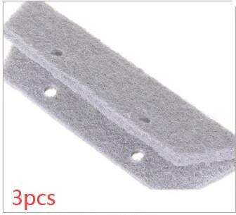 Creative Window Groove Cleaning Gap Brush Slot Cleaner with PP handle in beige, light grey, and blue