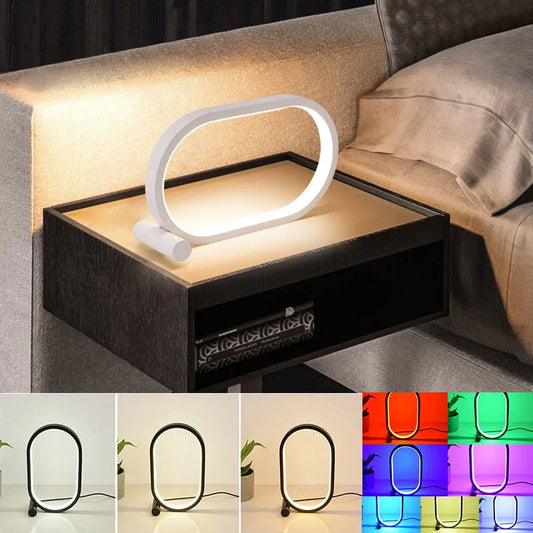 Stylish LED desk lamp with touch control and dimming functionality, perfect for modern workspaces and bedrooms
