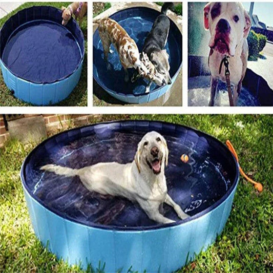 Versatile Foldable Dog Pool - Durable, Portable Pet Bathing and Cooling Oasis