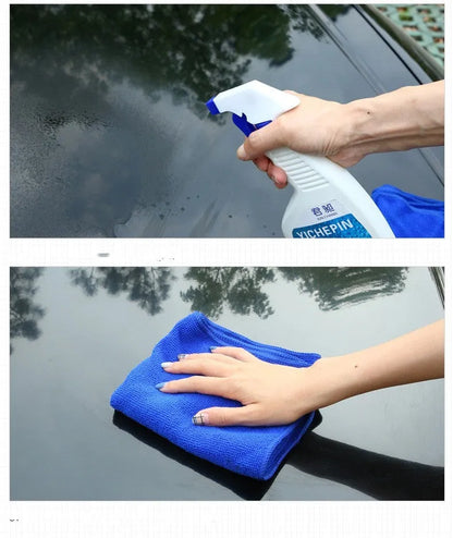 500ml powder sprayer car wax with dust wax applicator for paint maintenance